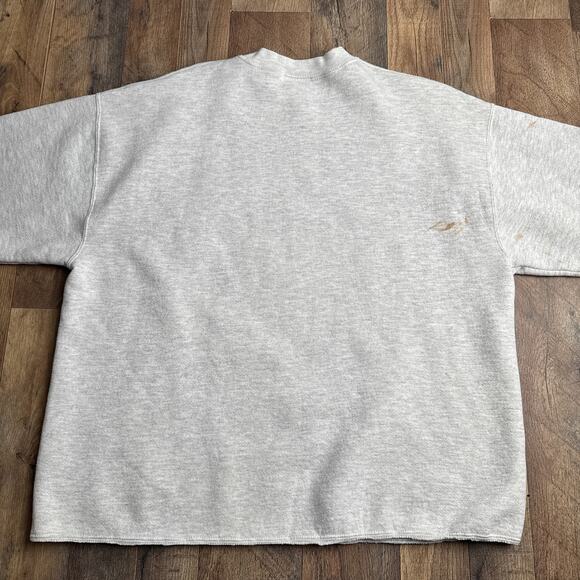 Vintage 90s Disney World Sweatshirt Men's XL Gray Crew Neck Short Sleeve 6252 - Picture 3 of 11